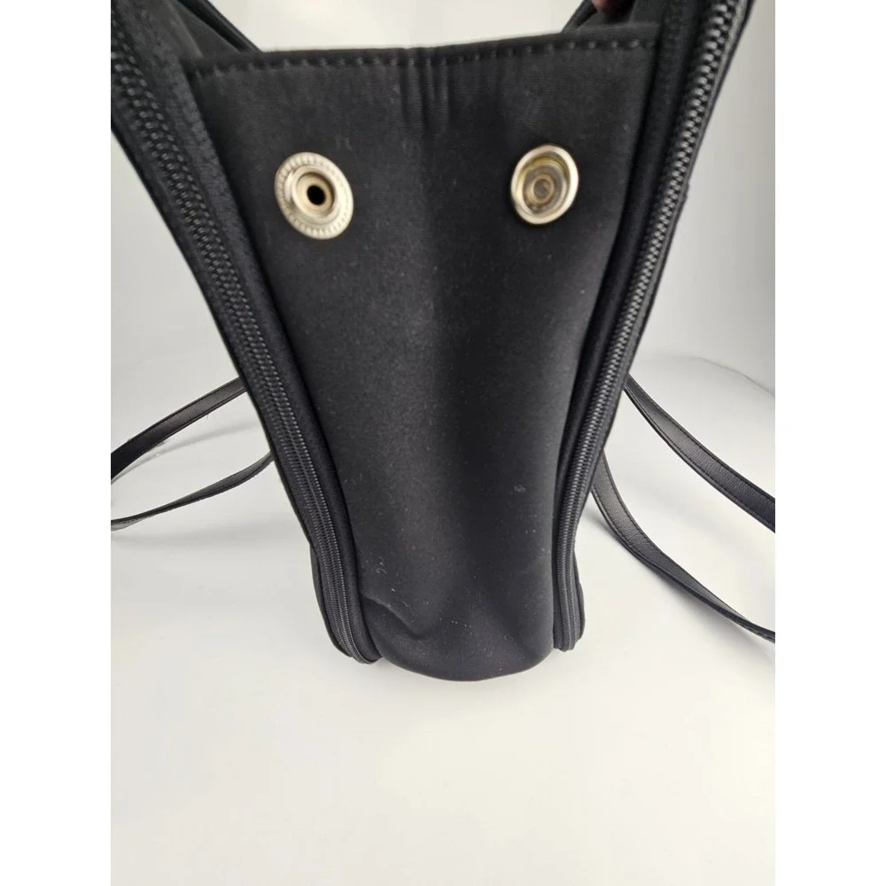 Brighton Matilda Organizer Tote Black Croc Trim‎ Bag w Box Dustbag Charm